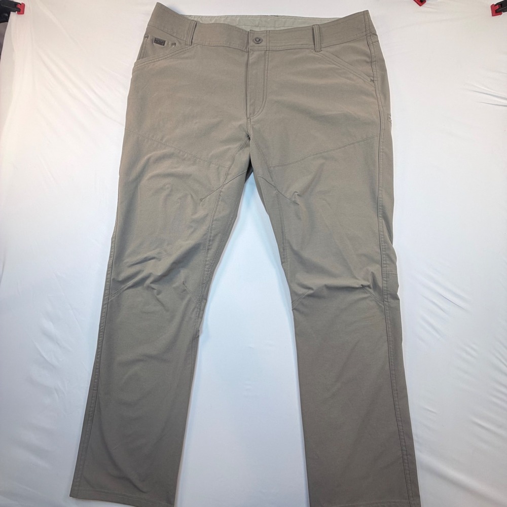 Kuhl Silencr Pants Mens 40x32 Tan Ripstop Stretch Hiking Trail Outdoor 5166